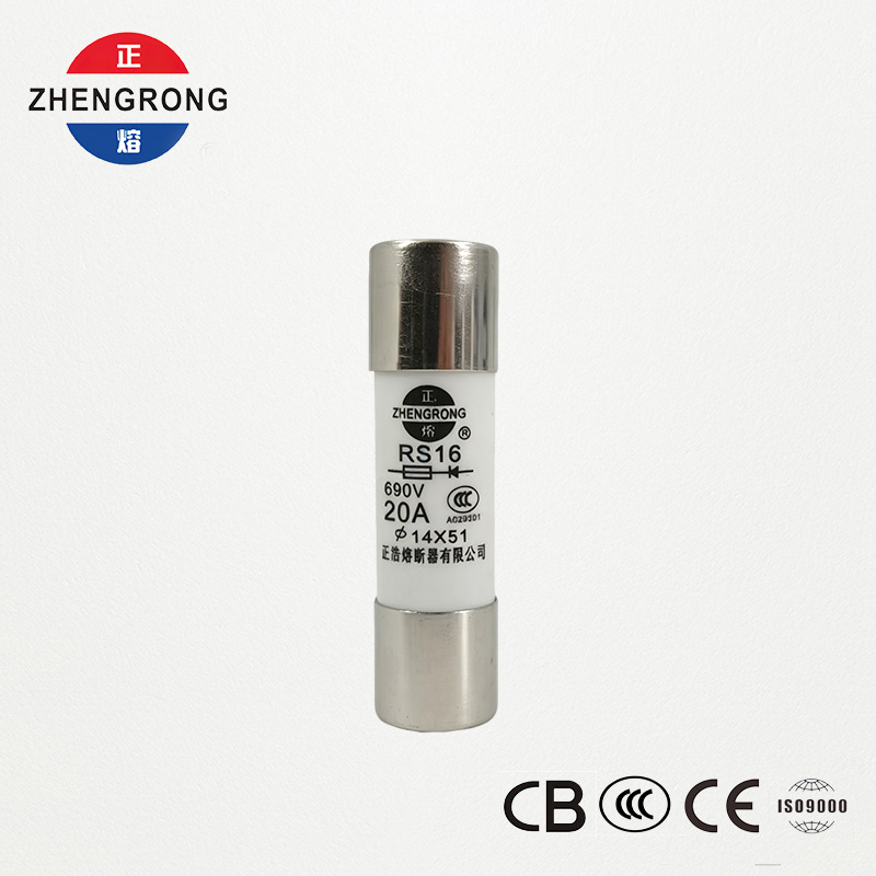14*51mm 500V 20A RS16 Yüksək Söndürmə Tutumlu Sigorta