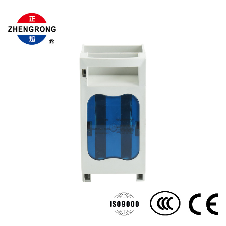 DIN Rail Qoruyucu Tutucu NH00 160A Bıçaq Açar Sigorta Bazası