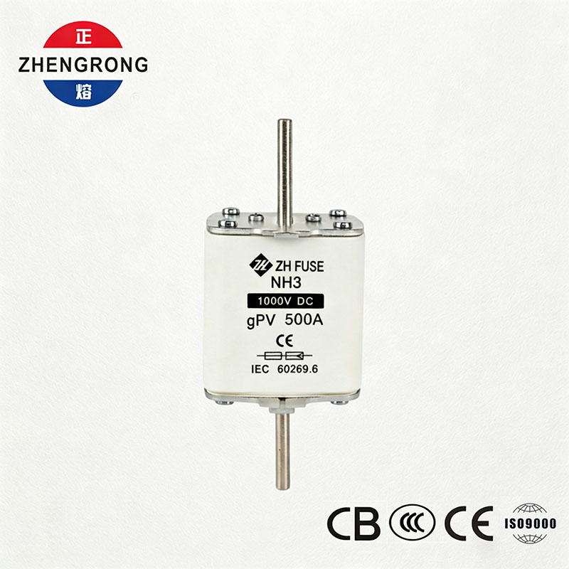 Günəş PV Sistemləri üçün NH3 1000V DC 500A gPV Sigorta