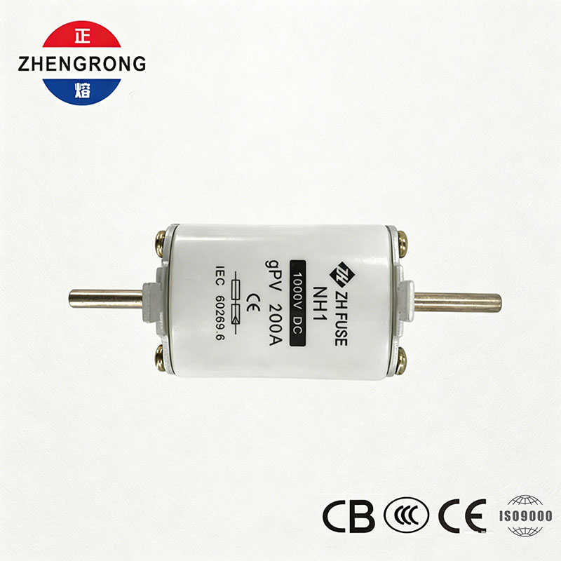 PV DC Fuse NH1 200A 1000V | CE & IEC 60269.6 Günəş massivləri üçün təsdiq edilmişdir