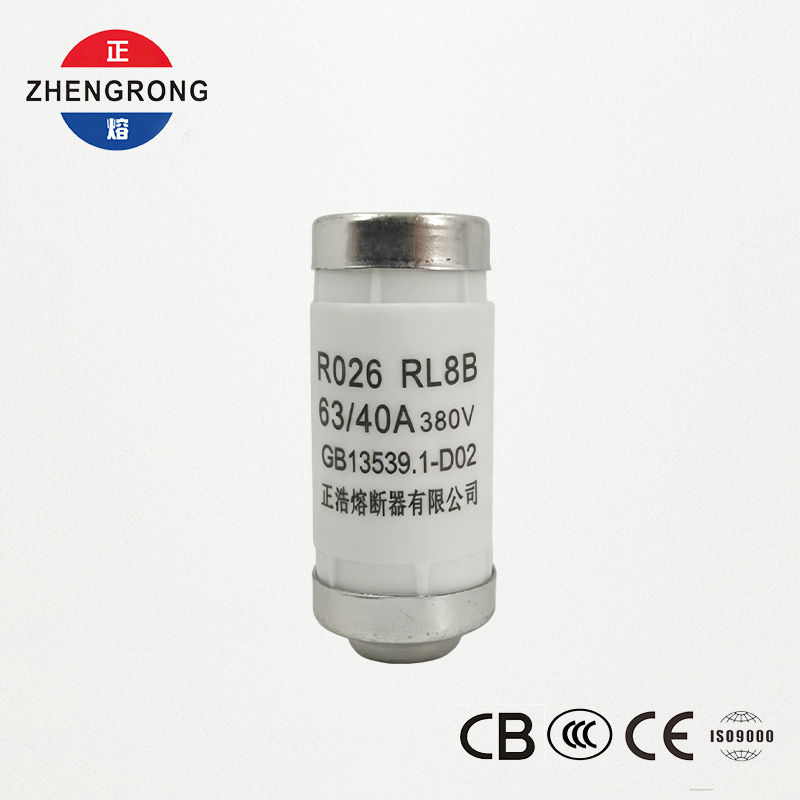 RL8B R026 40A 380V D02 silindrik qoruyucu