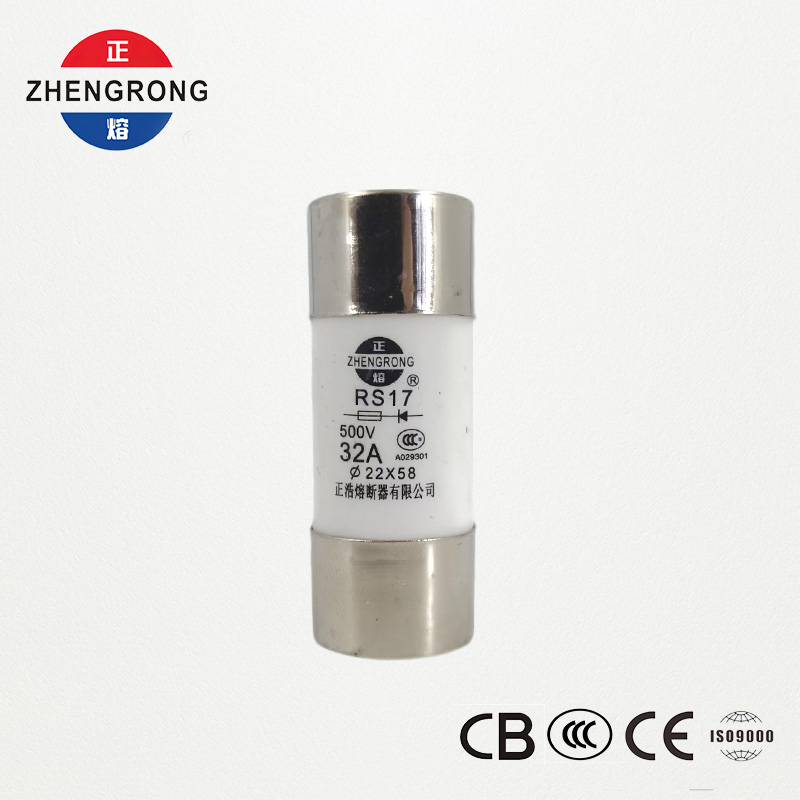 RS17 32A 500V Silindrik Sürətli Təsirli Sigorta | 22*58mm | CCC Sertifikatlıdır