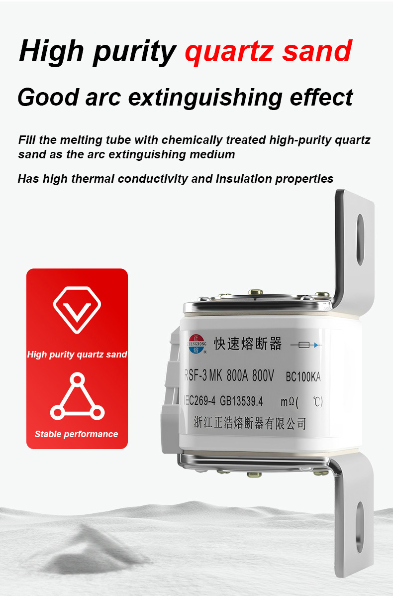 RSF-3MK 800V-800A BC100KA qoruyucu Bağlantılar